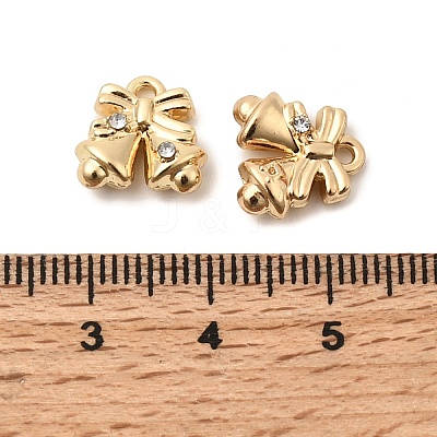 Christmas Alloy Rhinestone Charms FIND-G102-01G-04-1