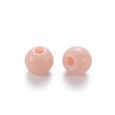 Opaque Acrylic Beads MACR-S370-C6mm-34-1
