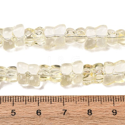 Transparent Glass Beads Strands GL-CBAAE04-01J-1