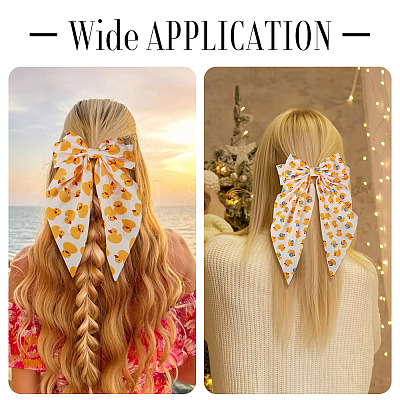 3Pcs 3 Colors Cloth Hair Barrettes for Women Girl OHAR-TA0001-15-1