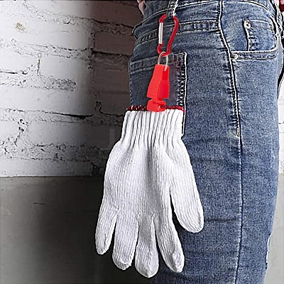 6Pcs 6 Colors Plastic Glove Grabber Clip FIND-SZ0001-30-1