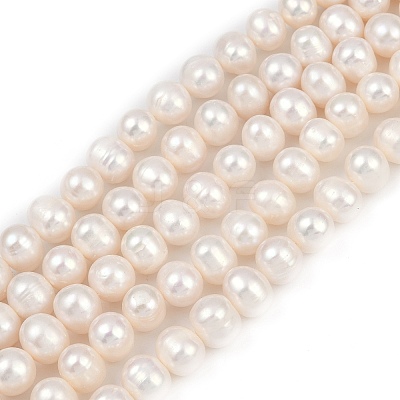 Natural Cultured Freshwater Pearl Beads Strands PEAR-I007-07Z-07C-1