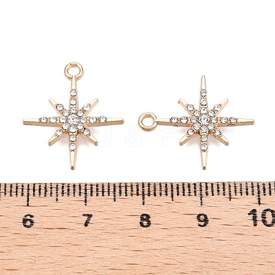 Rack Plating Alloy Pendants FIND-N005-33G-1