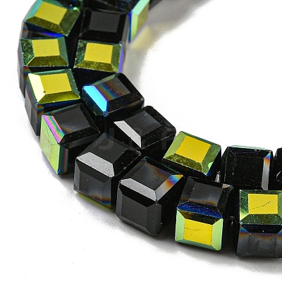 Electroplate Glass Beads Strands EGLA-M031-01A-HR07-1