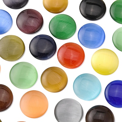 Cat Eye Cabochons X-CE-J002-25mm-M-1