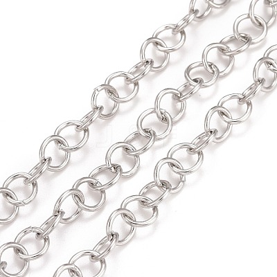 Tarnish Resistant 304 Stainless Steel Rolo Chains CHS-F011-08E-P-1