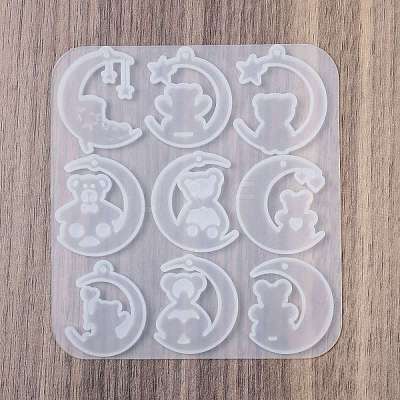 DIY Pendant Molds AJEW-U023-04B-1