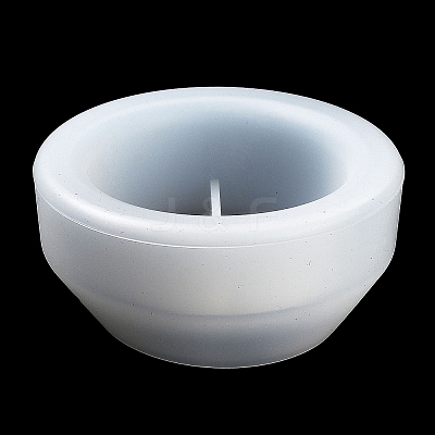 Round DIY Silicone Candle Cup Molds DIY-P078-08-1