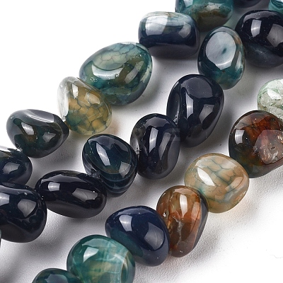 Natural Agate Beads Strands G-L560-S-1