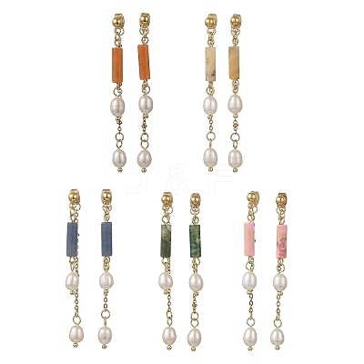 304 Stainless Steel Stud Earrings EJEW-JE07386-1