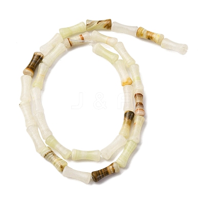 Natural Green Banded Calcite(Afghan Jade) Beads Strands G-L624-G11-12x5mm-1