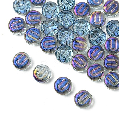 Electroplate Glass Beads EGLA-YW0005-01U-1