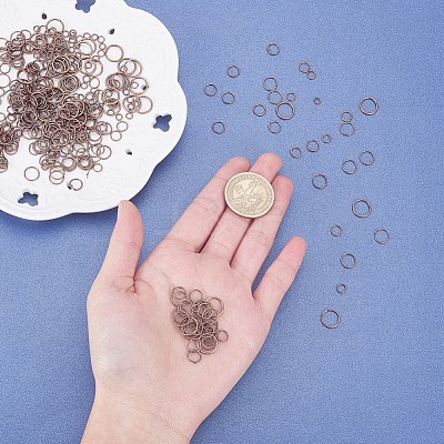 1 Box Iron Open Jump Rings IFIN-X0005-R-NF-B-1