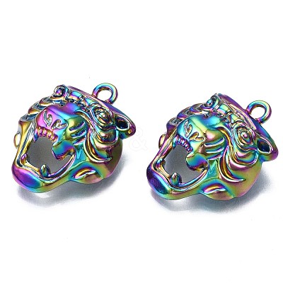 Rainbow Color Alloy Pendants PALLOY-N156-162-NR-1