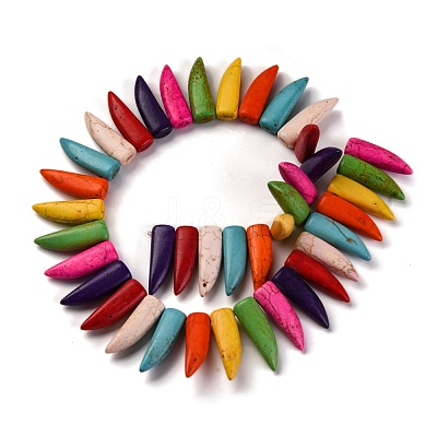 Synthetic Turquoise Beads Strands G-C147-22B-1