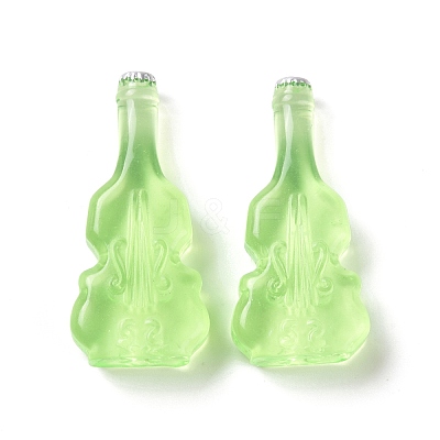 Violin Shape Dummy Wine Bottle Resin Cabochon RESI-E025-01C-1