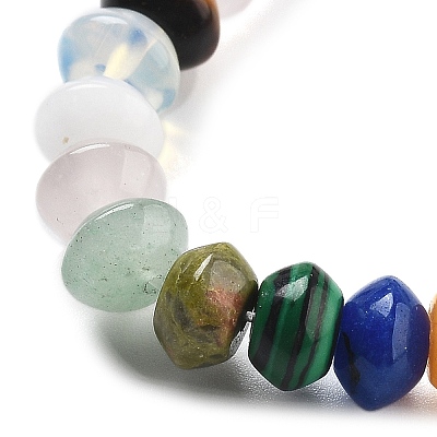 Mixed Gemstone Beads Strands G-P559-A14-01-1