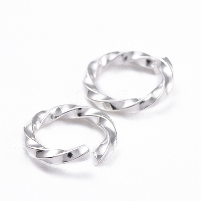 304 Stainless Steel Open Jump Rings STAS-F191-12S-B-1