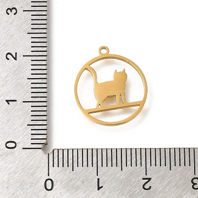 304 Stainless Steel Pendants STAS-S144-04B-1