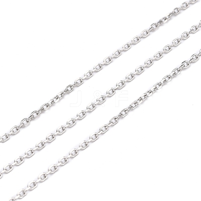 Tarnish Resistant 304 Stainless Steel Cable Chains CHS-D033-03P-02-1