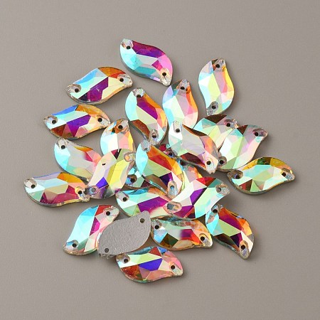 Sew on Rhinestones GLAA-WH0023-24B-1