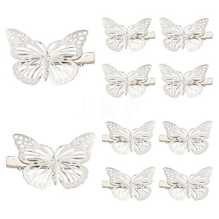 12Pcs 2 Styles Iron Alligator Hair Clips for Women Girls PHAR-SP0001-28B-1
