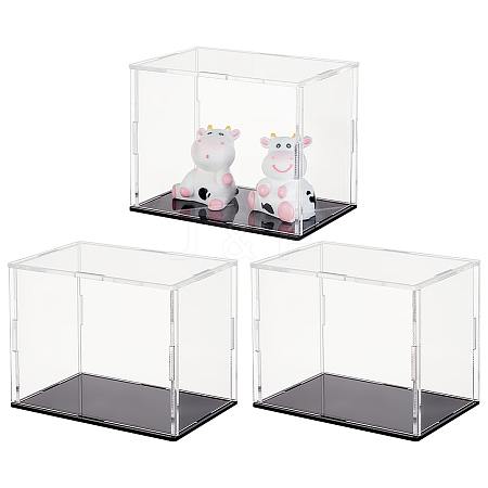 Trasparent Acrylic Toys Action Figures Display Boxs ODIS-WH0038-07B-1