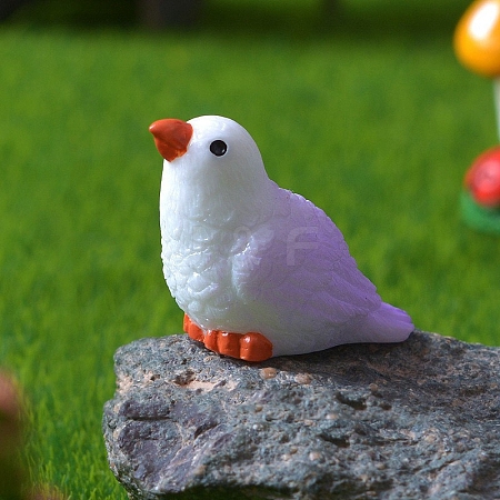 Resin Mini Parakeet PW-WG3023D-01-1