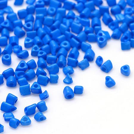 Opaque Glass Seed Beads SEED-R030-B08-1