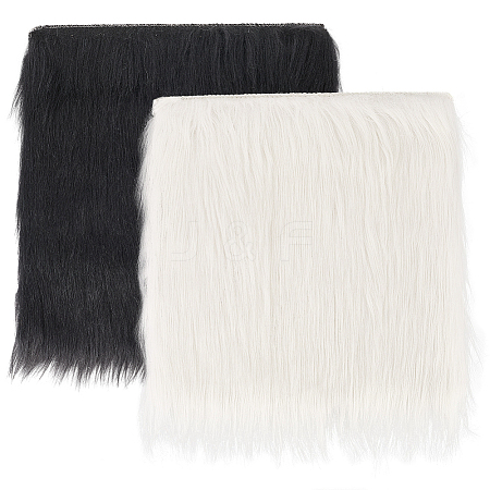 2Pcs 2 Colors Square Acrylic Fibers Carpet Mat AJEW-CN0003-11B-1