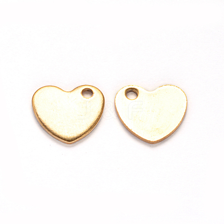 Ion Plating(IP) 304 Stainless Steel Stamping Blank Tag Charms STAS-M238-01-1
