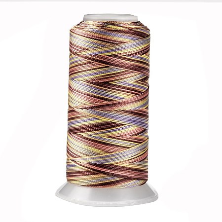 Segment Dyed Round Polyester Sewing Thread OCOR-Z001-B-30-1