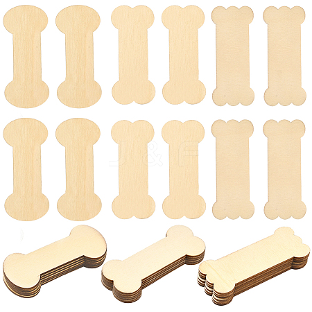 60Pcs 3 Styles Wood Thread Winding Boards DIY-SC0031-10A-1