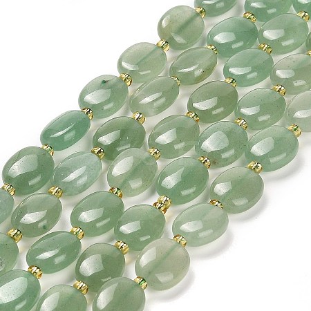 Natural Green Aventurine Beads Strands G-H005-A02-01-1