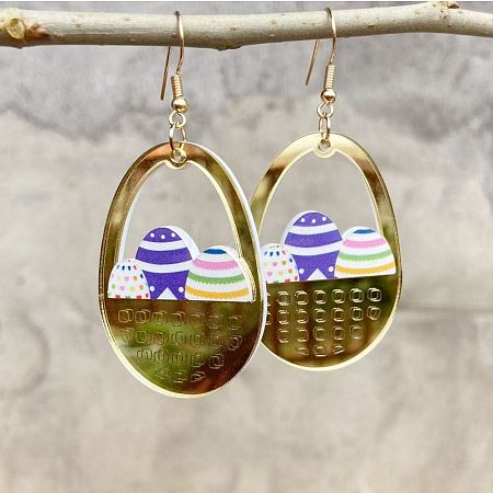 Easter Acrylic Dangle Earrings FS-WGC1C19-04-1