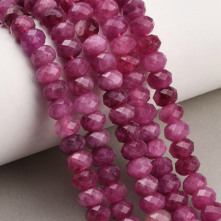 Faceted Dyed Natural White Jade Beads Strands GG-CBAE966-01A-P-1