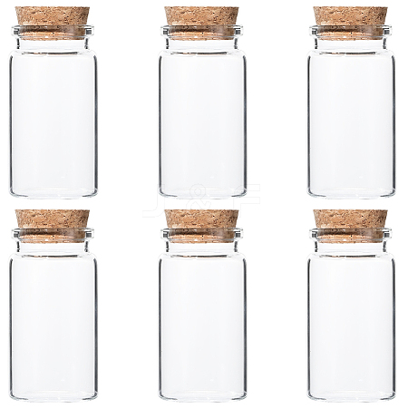 Glass Jar Glass Bottles Bead Containers AJEW-SP0003-91A-1