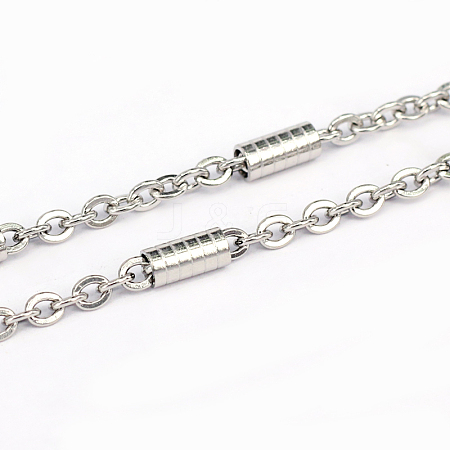 Tarnish Resistant 304 Stainless Steel Cable Chains CHS-L001-87B-1