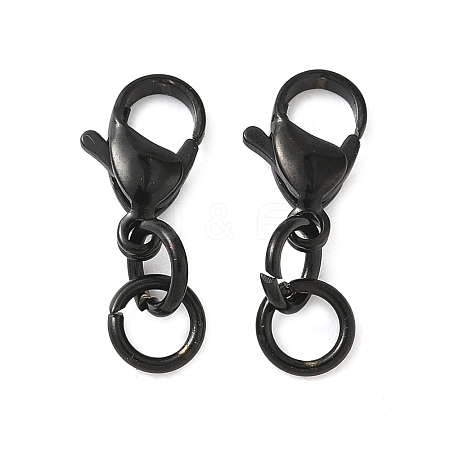 304 Stainless Steel Lobster Claw Clasps STAS-K313-01D-EB-1