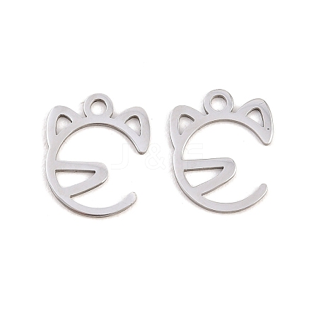 304 Stainless Steel Charms STAS-E521-07P-02-1