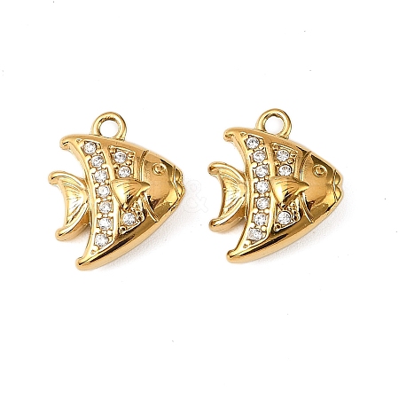 304 Stainless Steel Charms X-STAS-F321-01G-08-1
