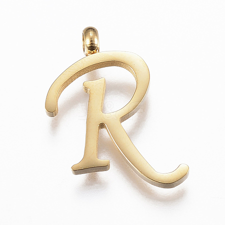 304 Stainless Steel Pendants STAS-F129-R-G-1