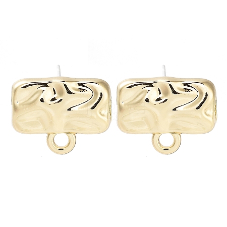 Alloy Stud Earring Findings FIND-U006-04G-1