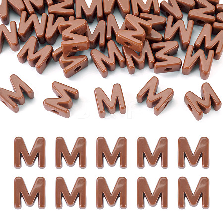 Opaque Acrylic European Beads OACR-TAC0019-006M-1