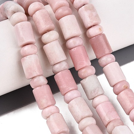 Natural Pink Opal Beads Strands G-Q616-09M-1