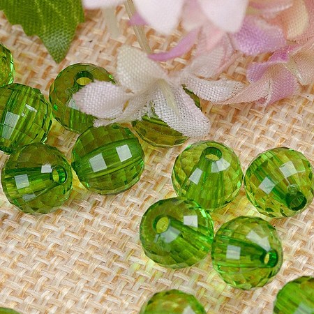 Transparent Acrylic Beads TACR-NH0001-A-01-1