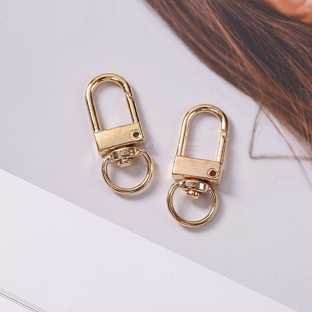Zinc Alloy Lobster Claw Swivel Clasps X-PW-WG80182-01-1