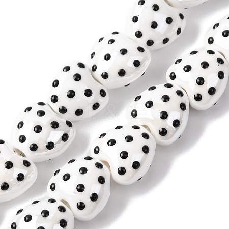 Handmade Porcelain Beads PORC-K010-07D-1