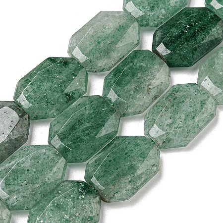 Natural Green Strawberry Quartz Beads Strands G-P544-B02-01-1