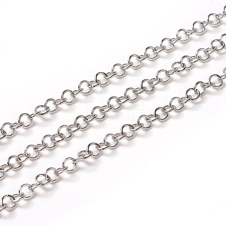304 Stainless Steel Rolo Chains CHS-E016-02E-P-1